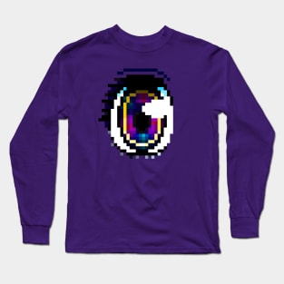 BRIGHT PIXEL ANIME EYE Long Sleeve T-Shirt